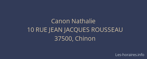 Canon Nathalie