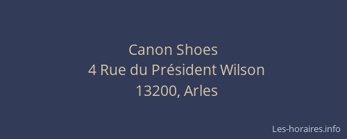 Canon Shoes