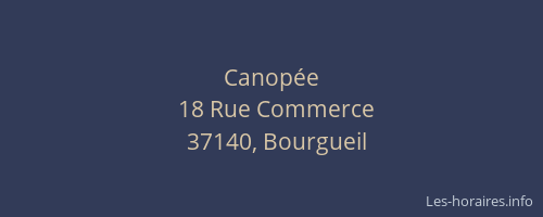 Canop&eacute;e