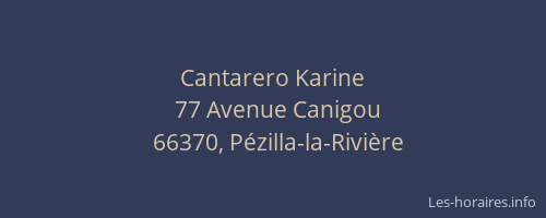 Cantarero Karine