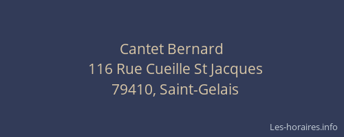 Cantet Bernard