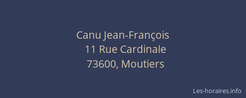 Canu Jean-François