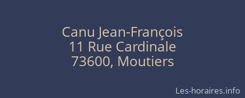 Canu Jean-François