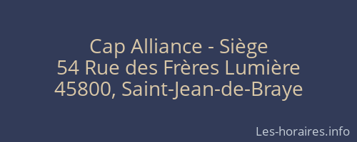 Cap Alliance - Siège