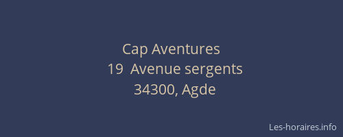 Cap Aventures