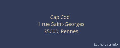 Cap Cod