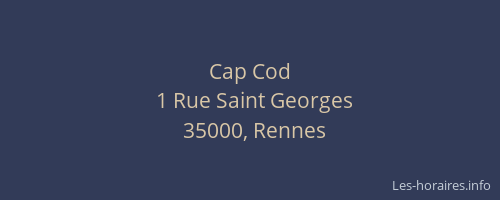 Cap Cod