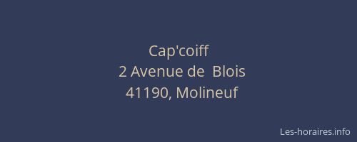 Cap'coiff