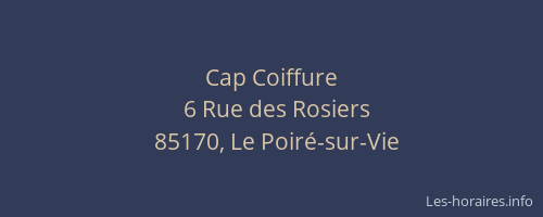 Cap Coiffure