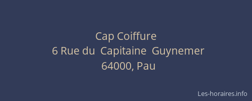 Cap Coiffure