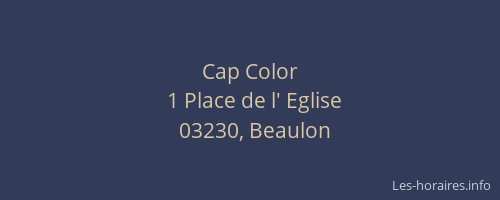 Cap Color