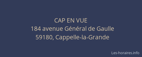 CAP EN VUE
