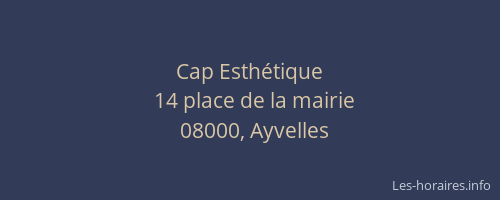 Cap Esthétique