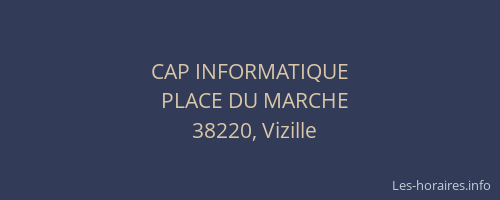 CAP INFORMATIQUE