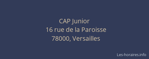 CAP Junior