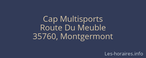 Cap Multisports