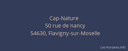 Cap-Nature
