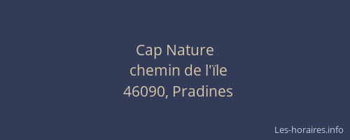 Cap Nature