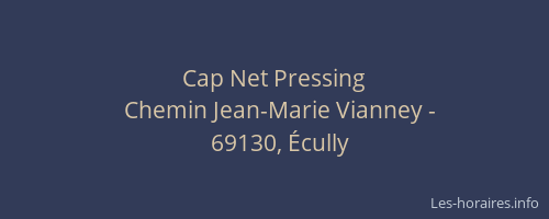 Cap Net Pressing