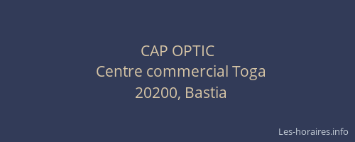CAP OPTIC