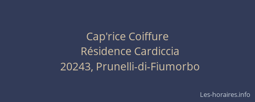 Cap'rice Coiffure