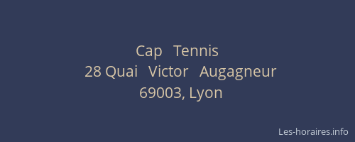 Cap   Tennis