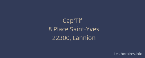 Cap'Tif