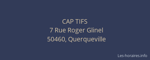 CAP TIFS