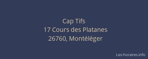 Cap Tifs