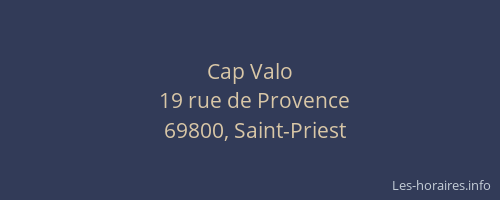 Cap Valo