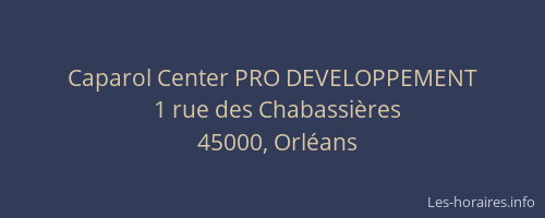 Caparol Center PRO DEVELOPPEMENT