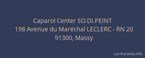 Caparol Center SO.DI.PEINT