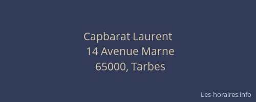 Capbarat Laurent