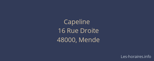 Capeline