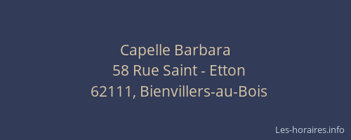 Capelle Barbara