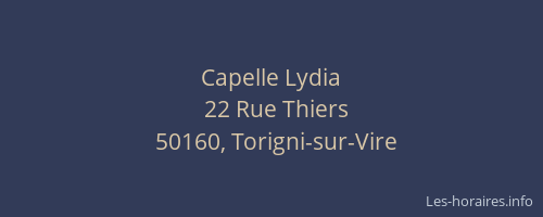 Capelle Lydia