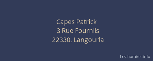 Capes Patrick