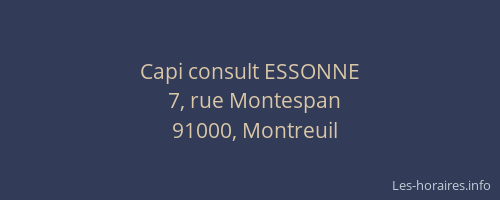 Capi consult ESSONNE