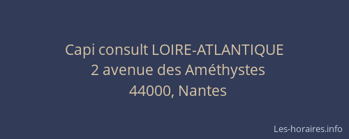 Capi consult LOIRE-ATLANTIQUE