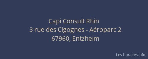 Capi Consult Rhin