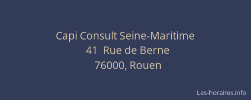Capi Consult Seine-Maritime