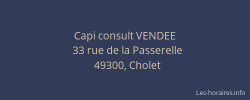 Capi consult VENDEE