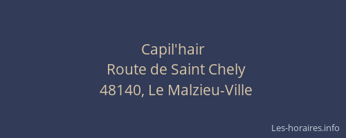 Capil'hair