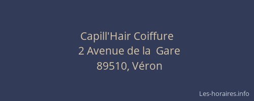 Capill'Hair Coiffure