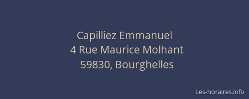 Capilliez Emmanuel