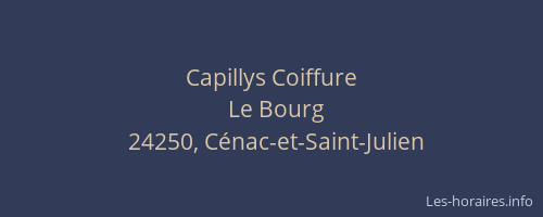 Capillys Coiffure