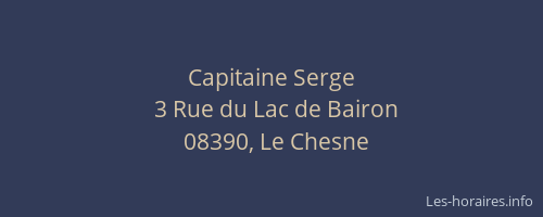 Capitaine Serge