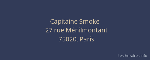 Capitaine Smoke