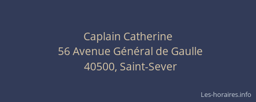 Caplain Catherine