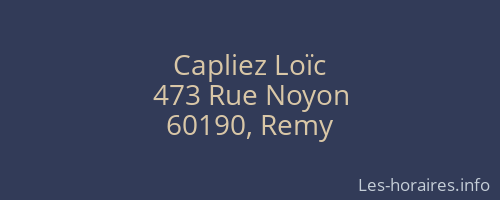 Capliez Loïc